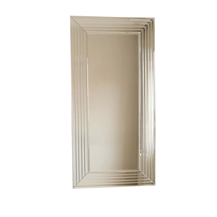 Hanah Home Espejo A305D Plateado de 60x100 cm